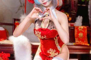 Money冷冷柴郡新年旗袍61p