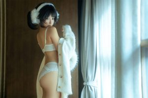 蠢沫沫白毛衣18p2v