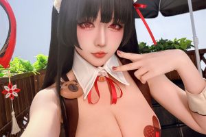 星之迟迟鸣潮千咲联动咖啡女仆42p